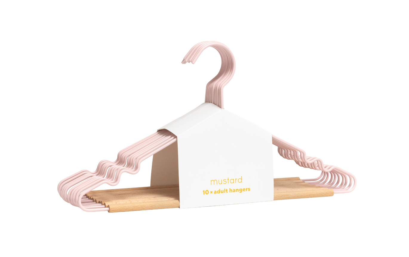 Adult Top Hangers in Blush