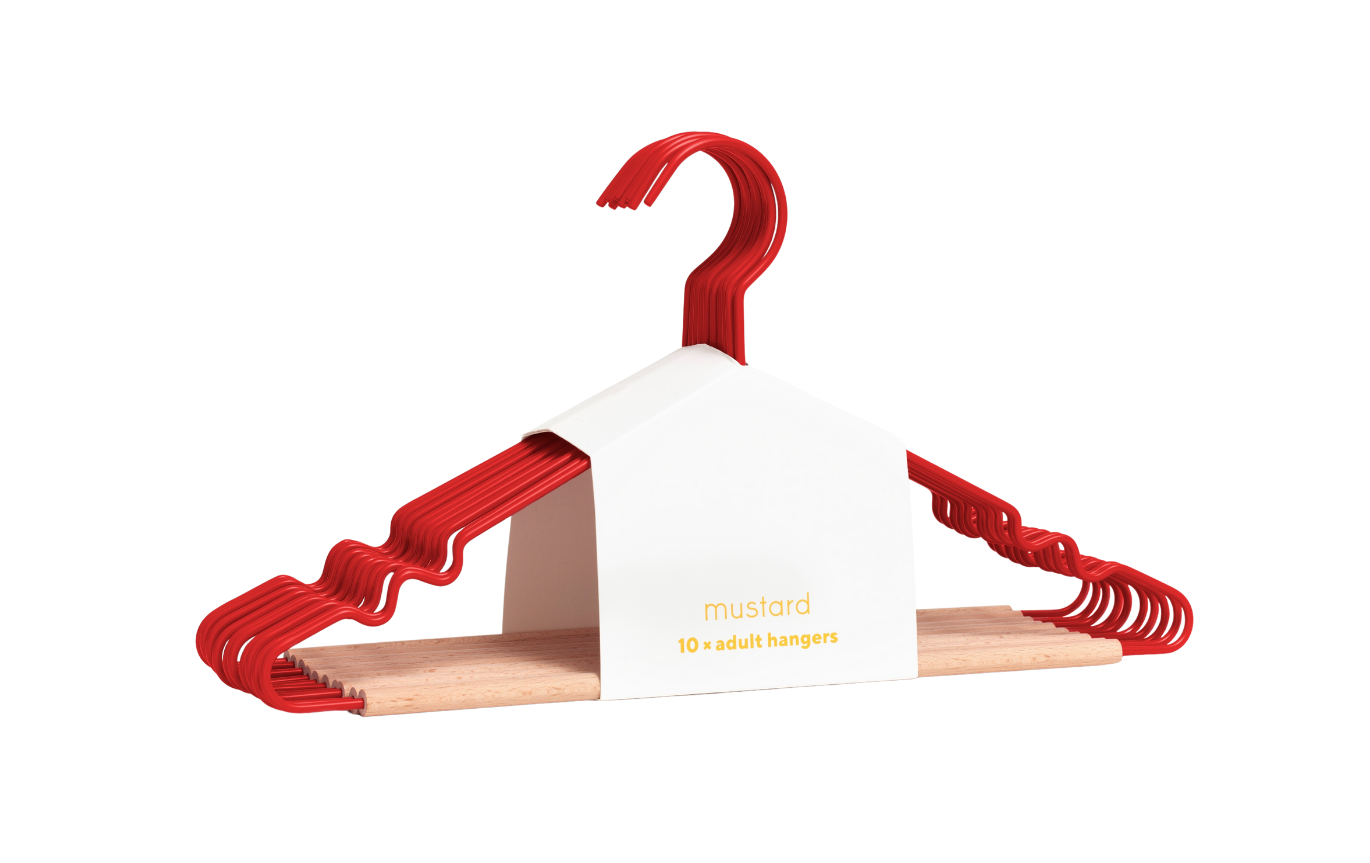 Adult Top Hangers in  Poppy