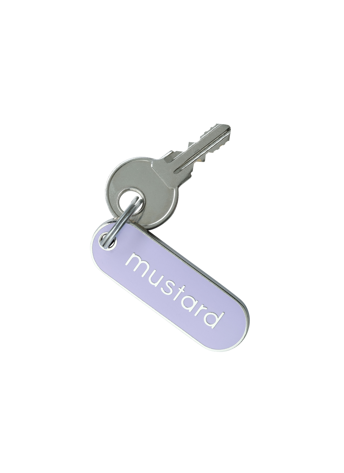 Mustard Made glass replacement key in Lilac