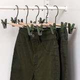 Adult Clip Hangers in Olive