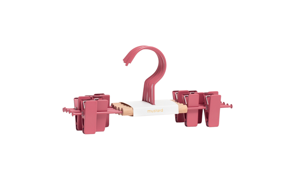 Kids Clip Hangers in Berry