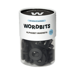 Alphabet Magnets in Black by Wordbits