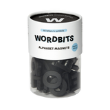 Alphabet Magnets in Black by Wordbits