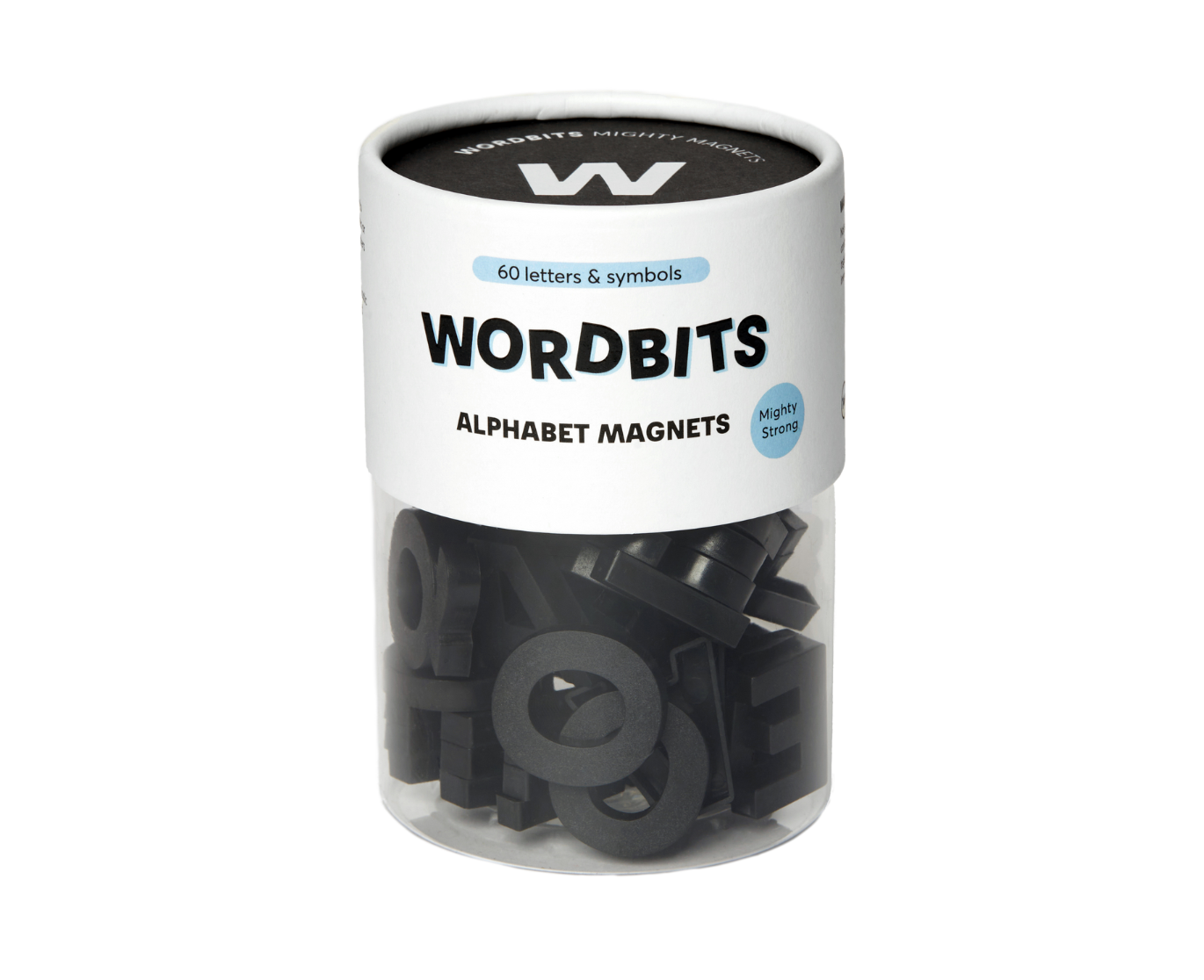Alphabet Magnets in Black by Wordbits