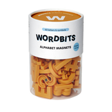 Alphabet Magnets in Mustard by Wordbits