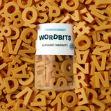 Alphabet Magnets in Mustard by Wordbits