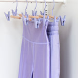 Adult Clip Hangers in Lilac