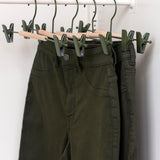 Adult Clip Hangers in Olive